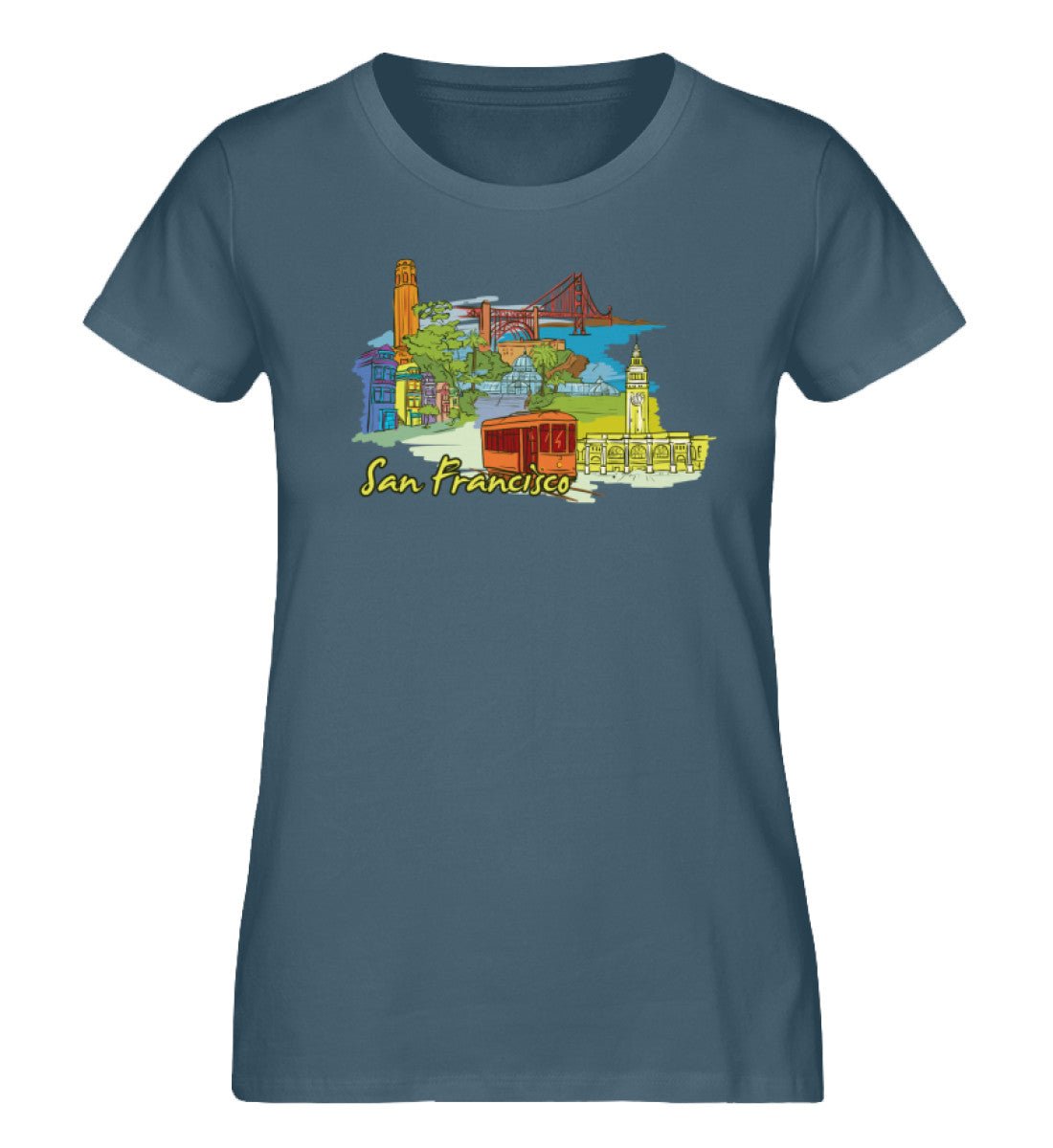 San Francisco - Damen Premium Organic Shirt - AQ.Vogue