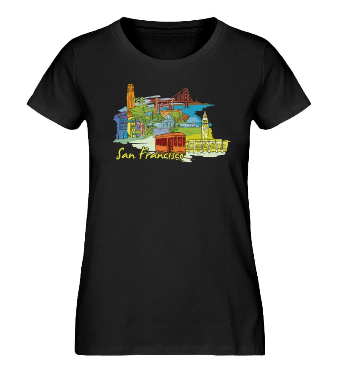 San Francisco - Damen Premium Organic Shirt - AQ.Vogue