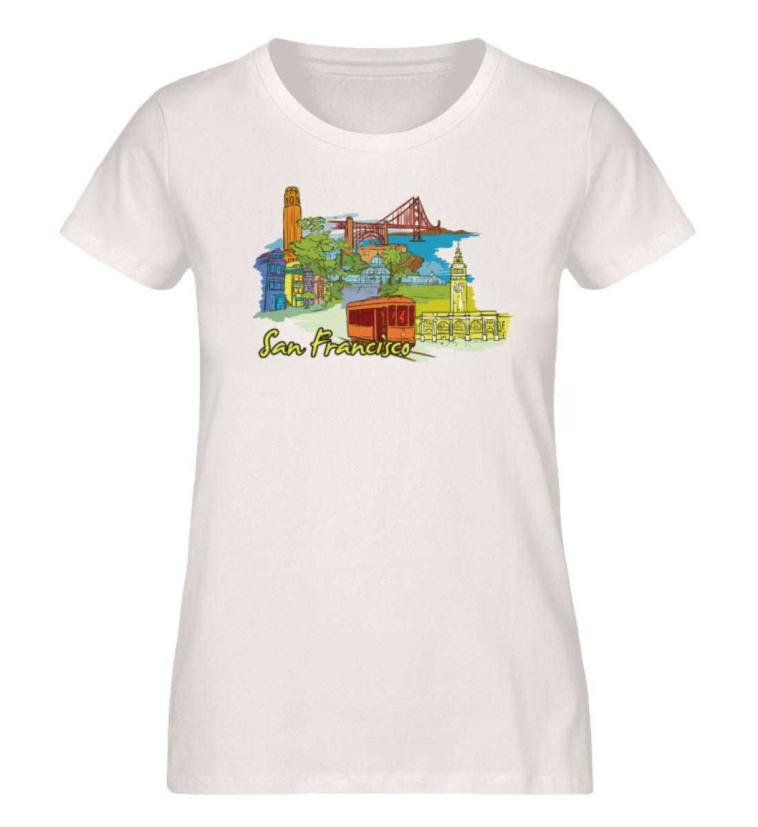San Francisco - Damen Premium Organic Shirt - AQ.Vogue