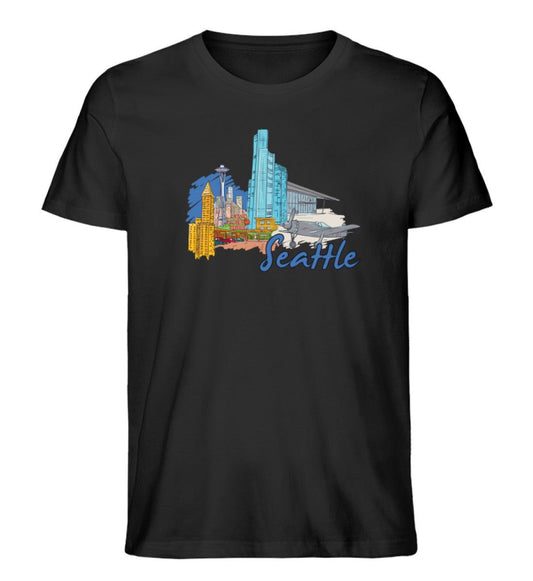 Seattle - Herren Premium Organic Shirt - AQ.Vogue