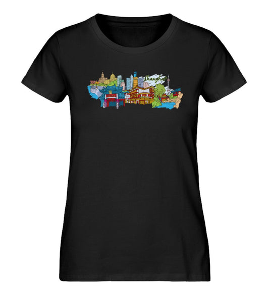 Shanghai - Damen Premium Organic Shirt - AQ.Vogue