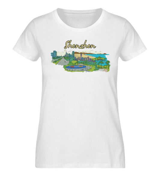 Shenzhen - Damen Premium Organic Shirt - AQ.Vogue