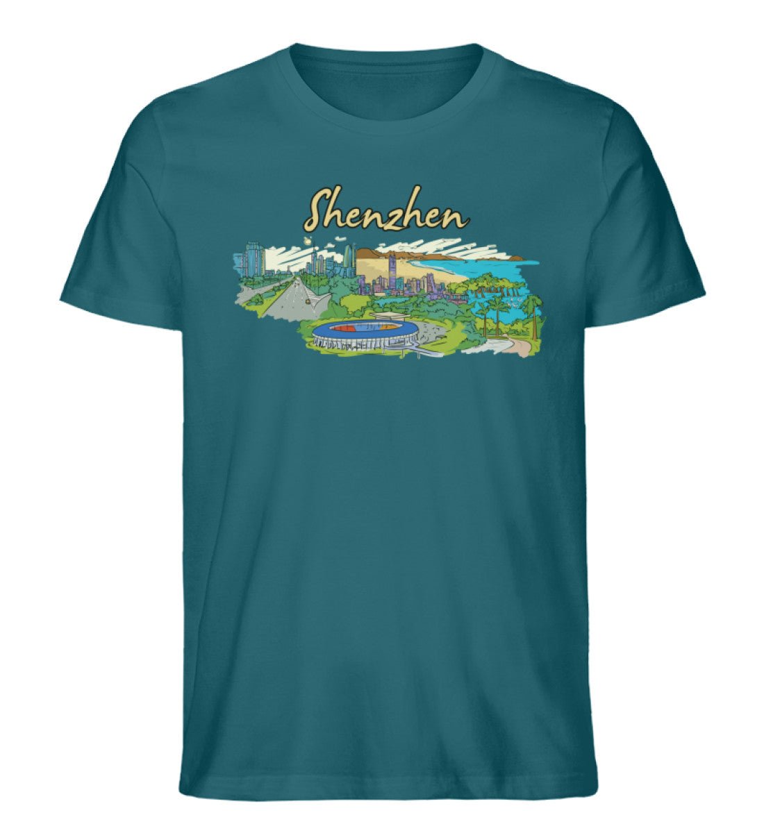 Shenzhen - Herren Premium Organic Shirt - AQ.Vogue