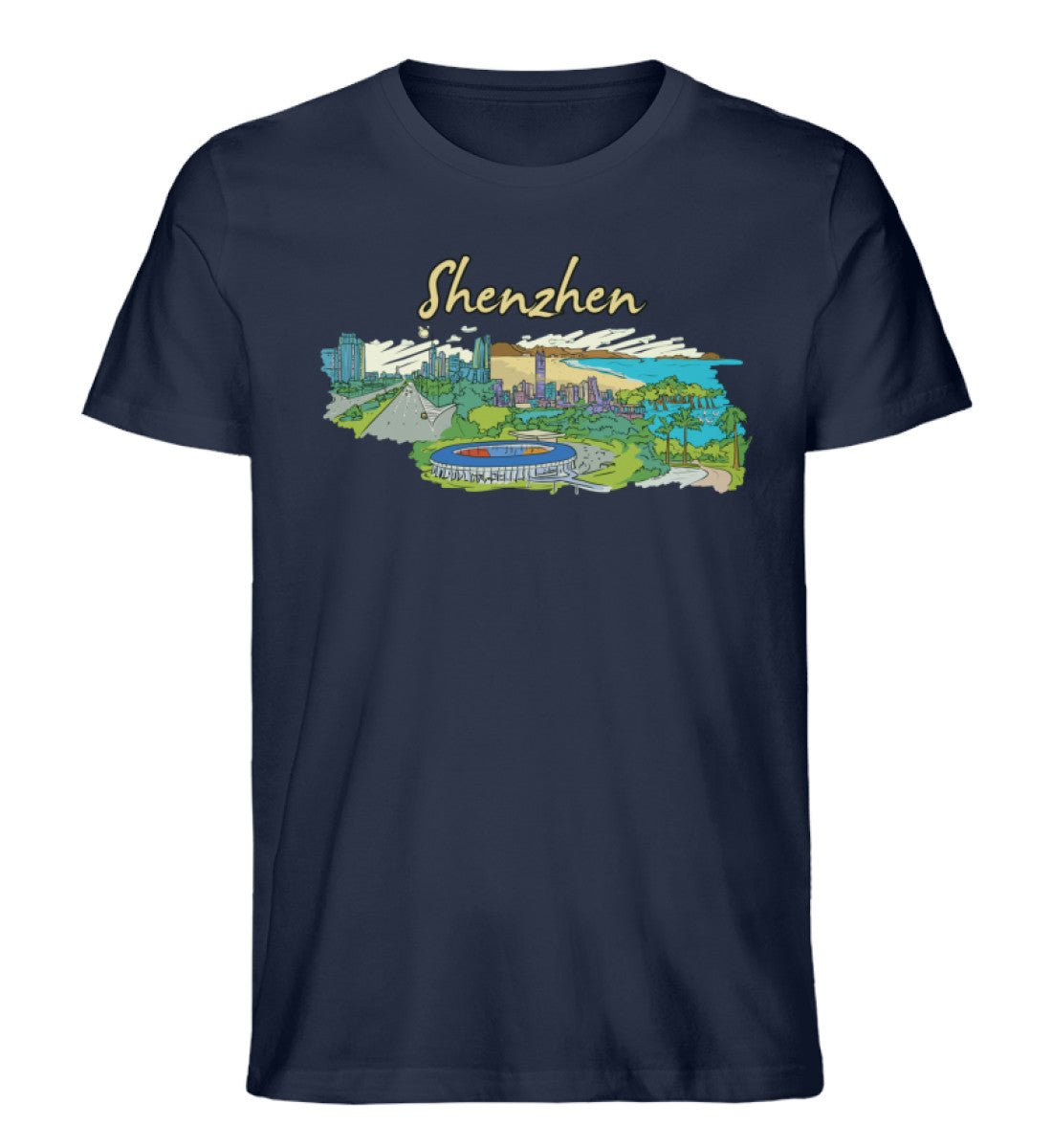 Shenzhen - Herren Premium Organic Shirt - AQ.Vogue