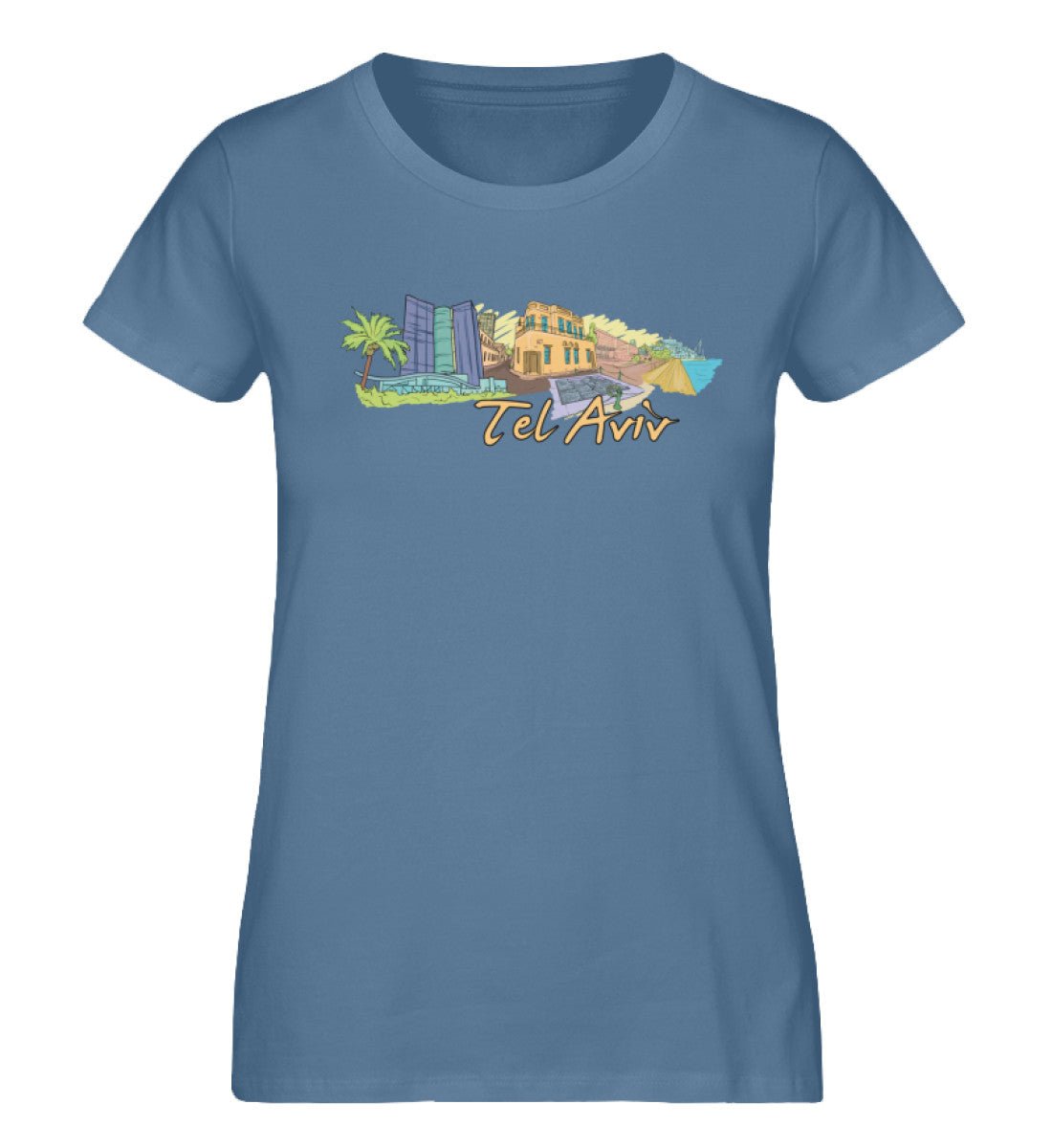 Tel Aviv - Damen Premium Organic Shirt - AQ.Vogue