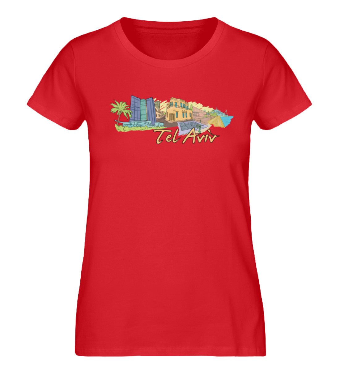 Tel Aviv - Damen Premium Organic Shirt - AQ.Vogue