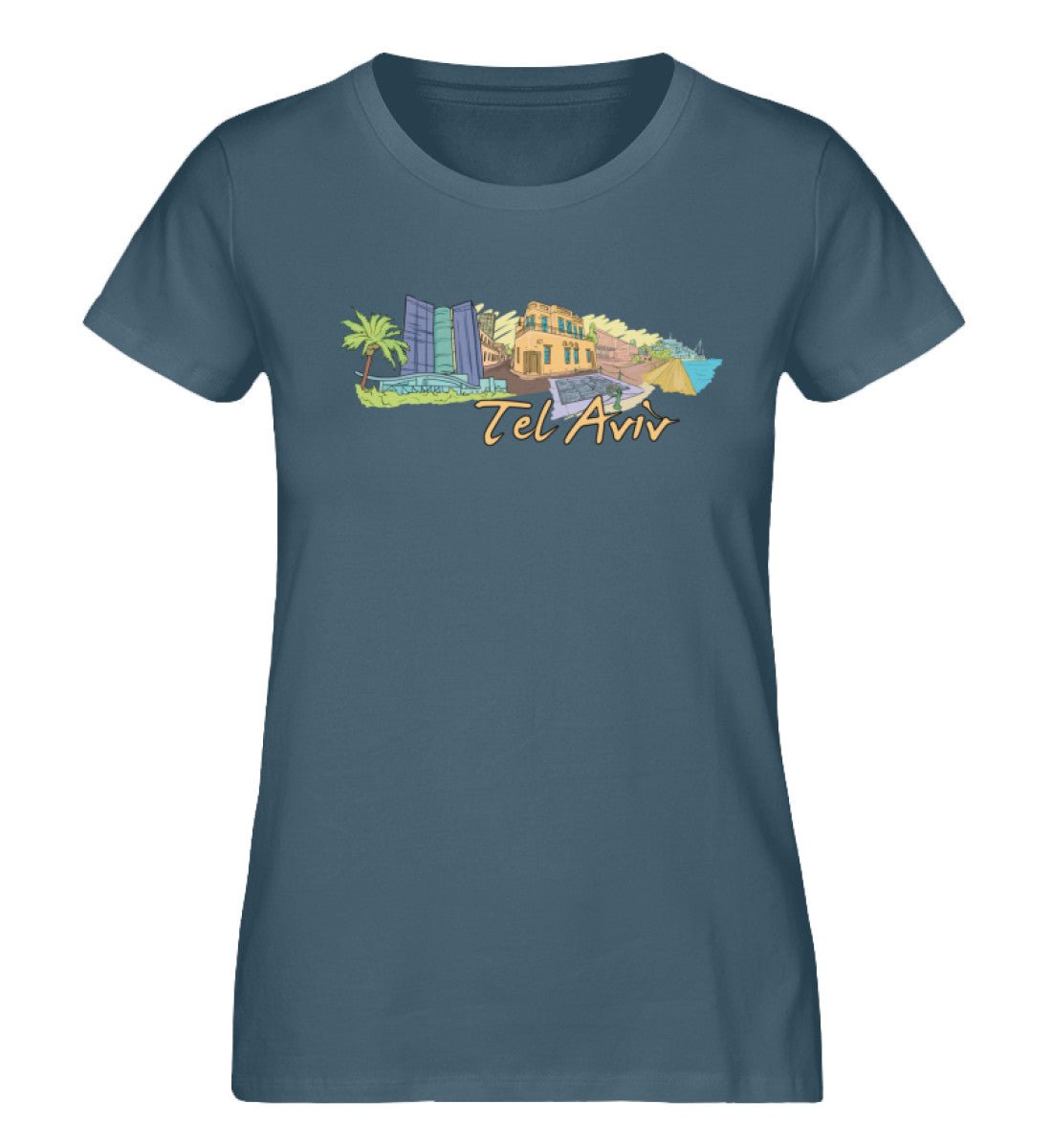 Tel Aviv - Damen Premium Organic Shirt - AQ.Vogue