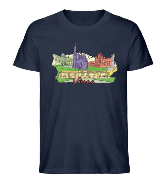 Vienna Tshirt, Austria opera, vienna gift Tshirt - Herren Premium Organic Shirt - AQ.Vogue