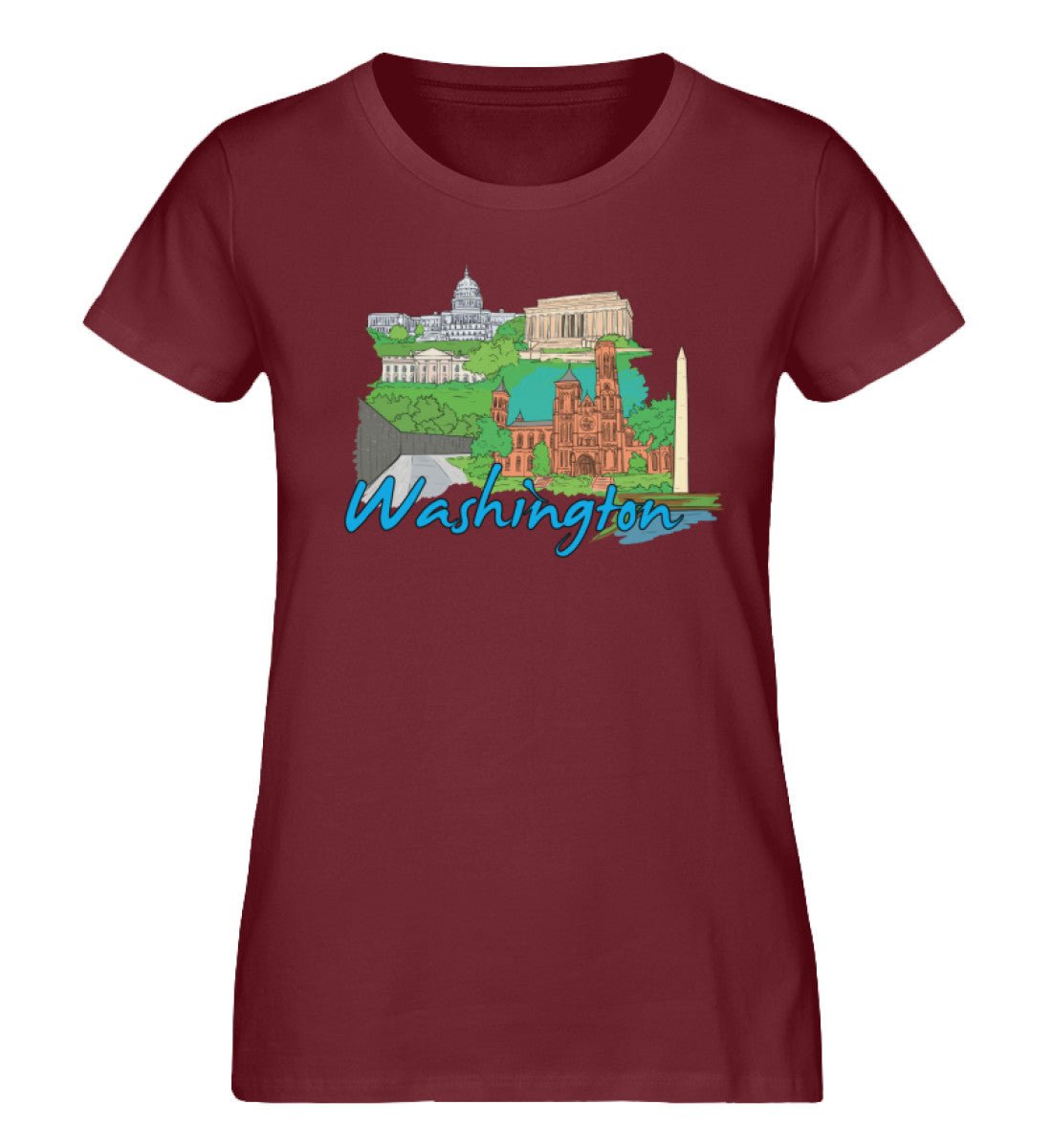 Washington - Damen Premium Organic Shirt - AQ.Vogue