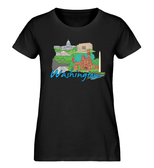 Washington - Damen Premium Organic Shirt - AQ.Vogue